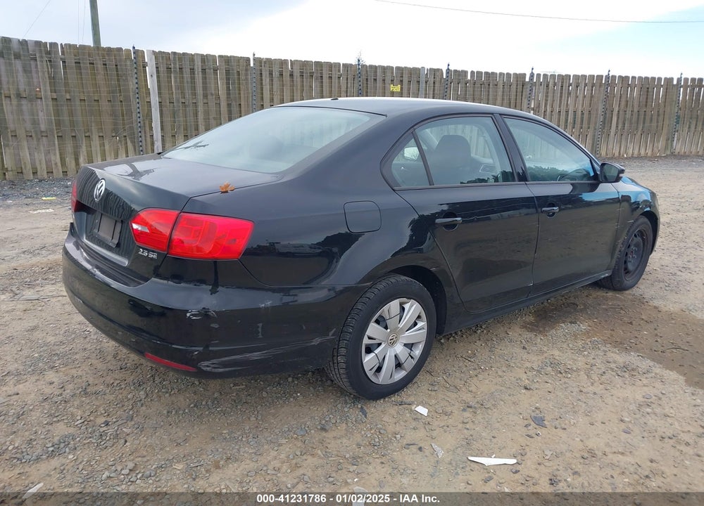 2012 VOLKSWAGEN JETTA 2.5L SE VIN: 3VWDP7AJ3CM380964
