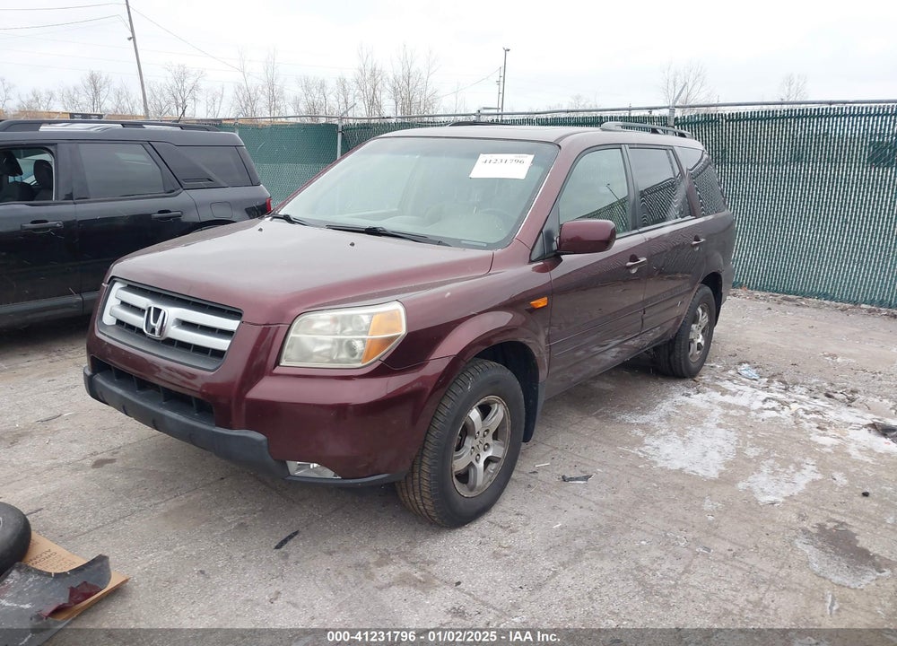 2007 HONDA PILOT EX-L VIN: 2HKYF18587H521214