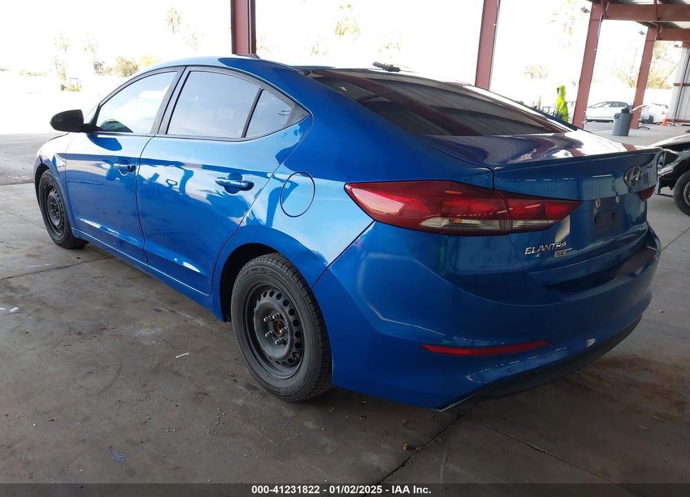 2017 HYUNDAI ELANTRA SE VIN: KMHD74LF9HU109156