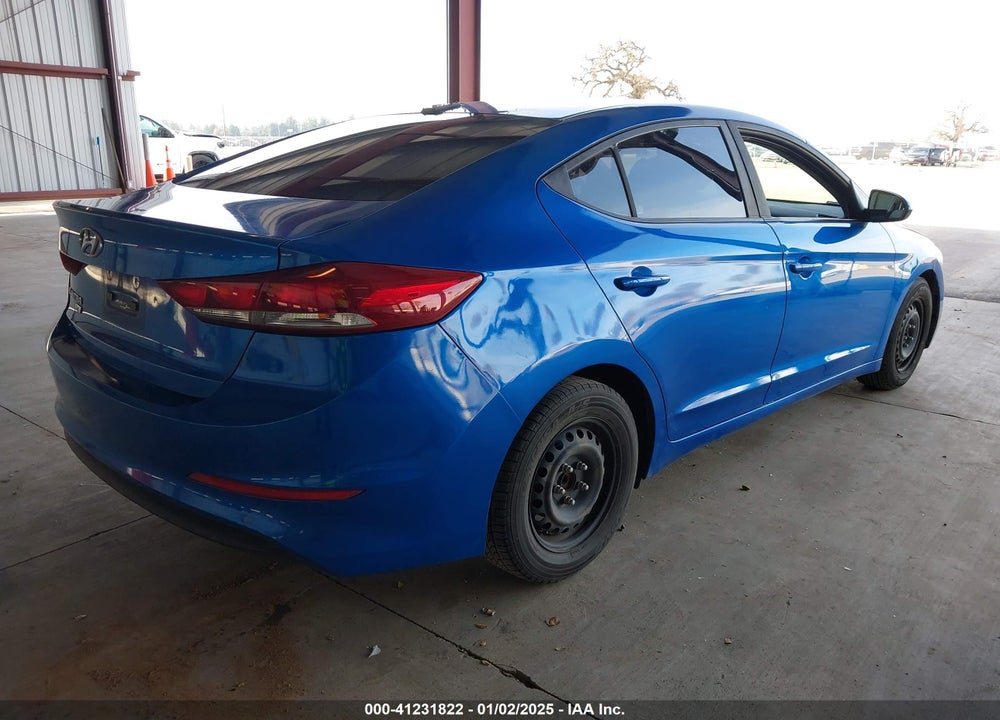 2017 HYUNDAI ELANTRA SE VIN: KMHD74LF9HU109156