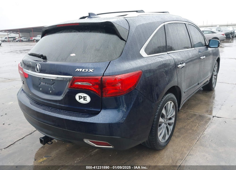 2014 ACURA MDX TECHNOLOGY PACKAGE VIN: 5FRYD3H42EB006941