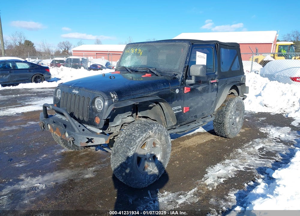 2013 JEEP WRANGLER SPORT VIN: 1C4AJWAG7DL550459
