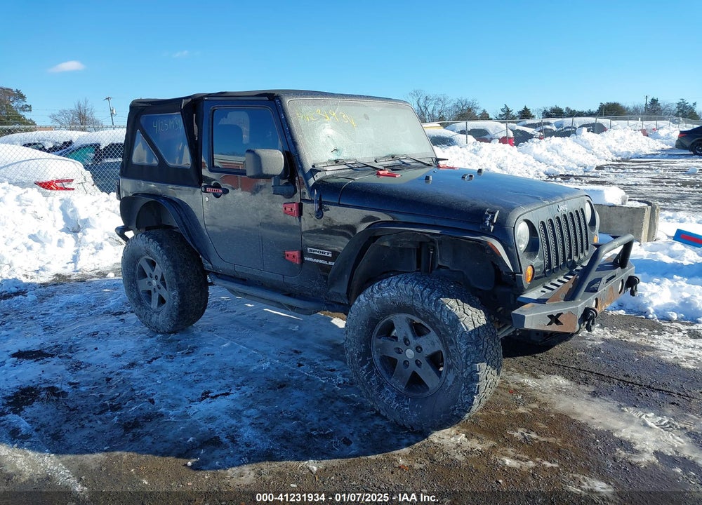 2013 JEEP WRANGLER SPORT VIN: 1C4AJWAG7DL550459