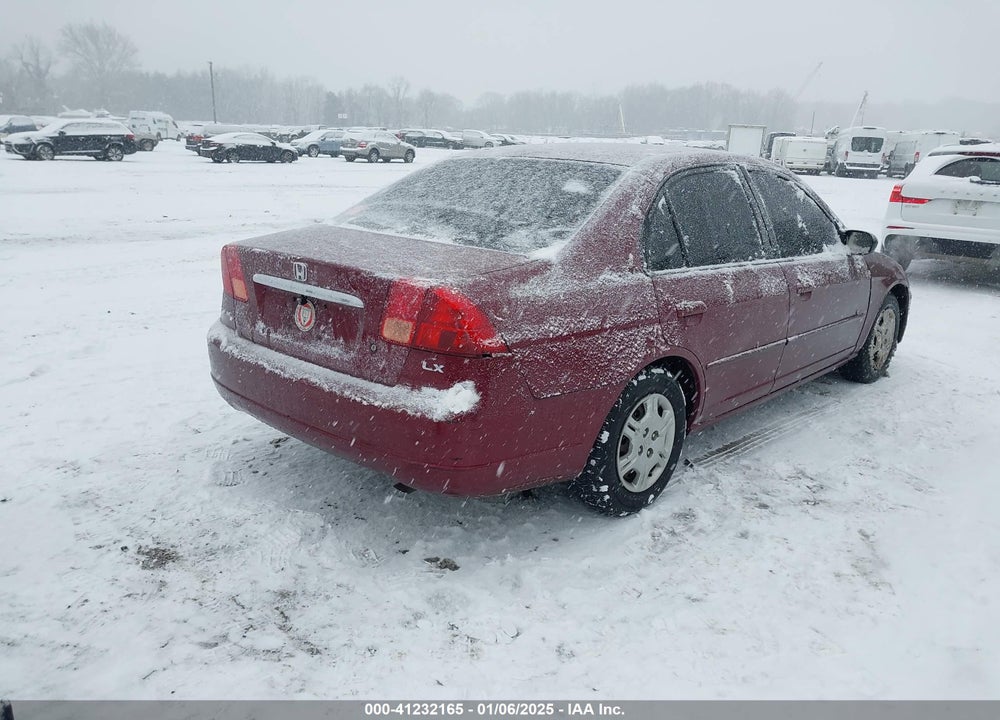 2002 HONDA CIVIC LX VIN: 2HGES16652H550294