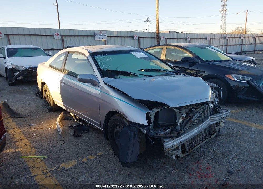 2002 HONDA CIVIC EX VIN: 1HGEM22962L079209