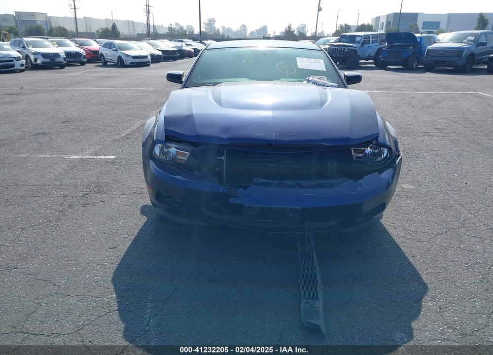 2012 FORD MUSTANG V6 PREMIUM VIN: 1ZVBP8AM1C5262148