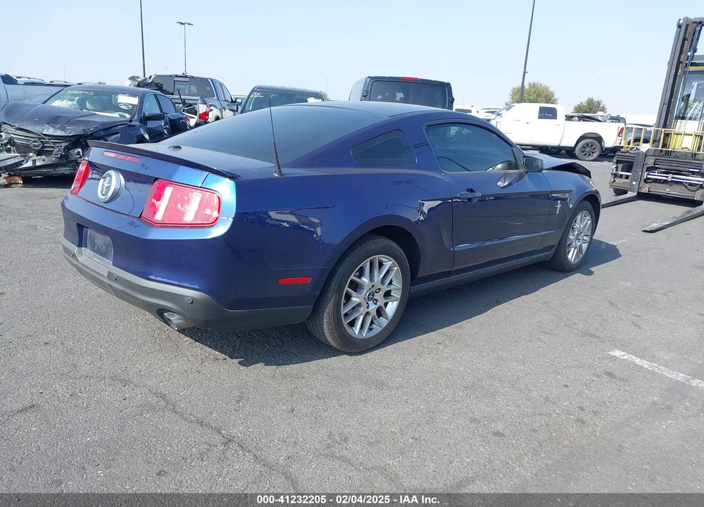 2012 FORD MUSTANG V6 PREMIUM VIN: 1ZVBP8AM1C5262148