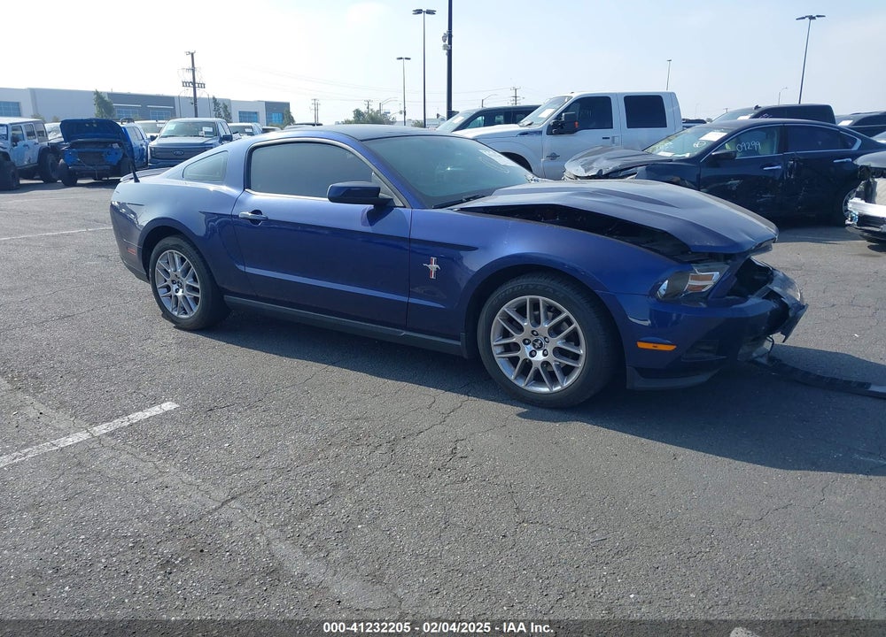 2012 FORD MUSTANG V6 PREMIUM VIN: 1ZVBP8AM1C5262148