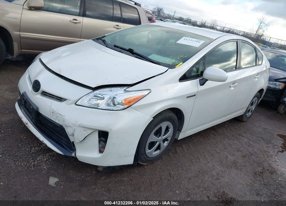 2013 TOYOTA PRIUS VIN: JTDKN3DU8D5544487
