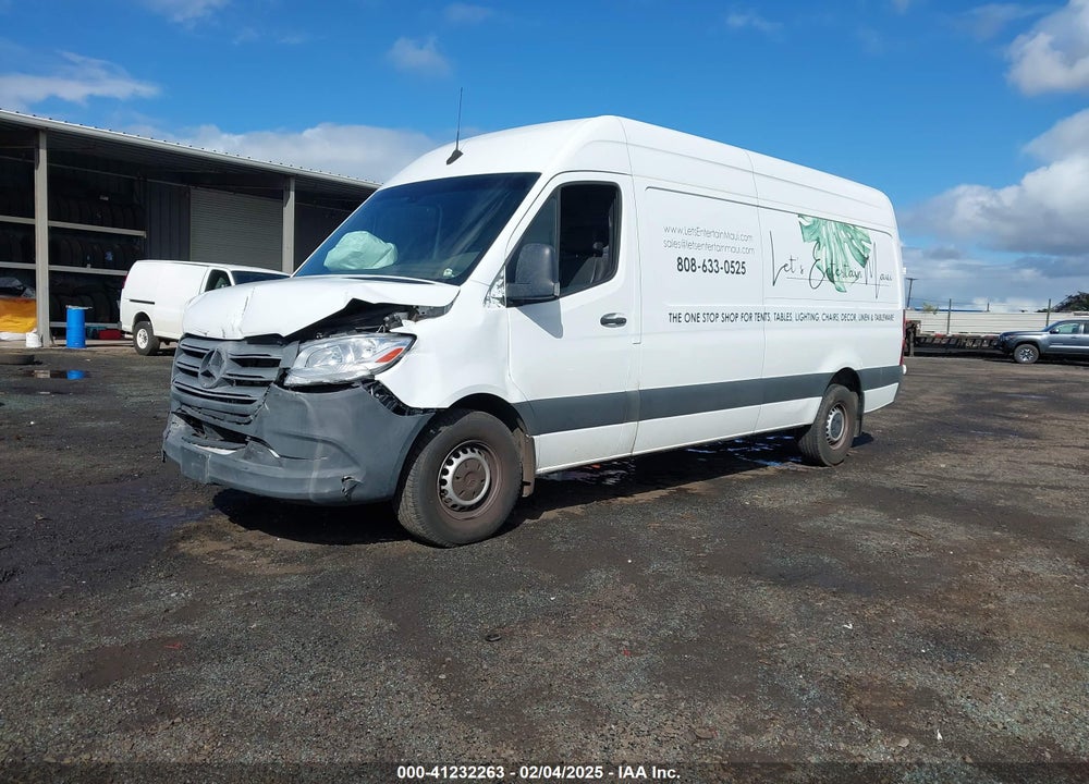 2022 MERCEDES-BENZ SPRINTER 2500 HIGH ROOF V6 VIN: W1Y4ECHY8NT107393