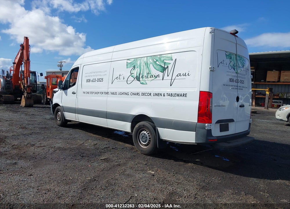 2022 MERCEDES-BENZ SPRINTER 2500 HIGH ROOF V6 VIN: W1Y4ECHY8NT107393