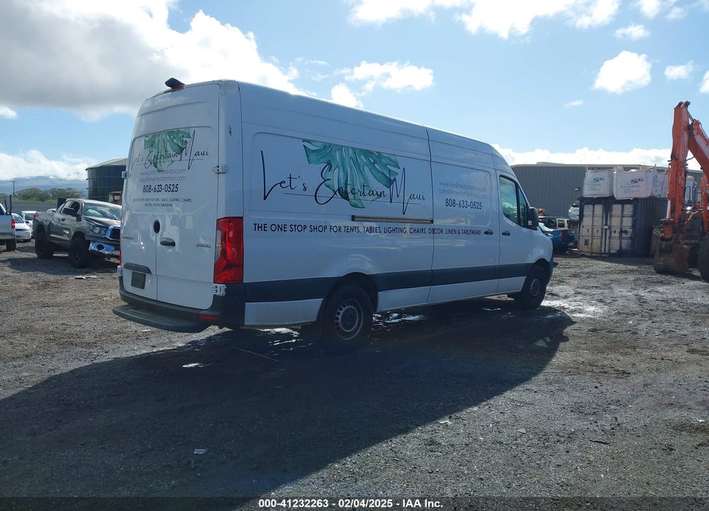 2022 MERCEDES-BENZ SPRINTER 2500 HIGH ROOF V6 VIN: W1Y4ECHY8NT107393
