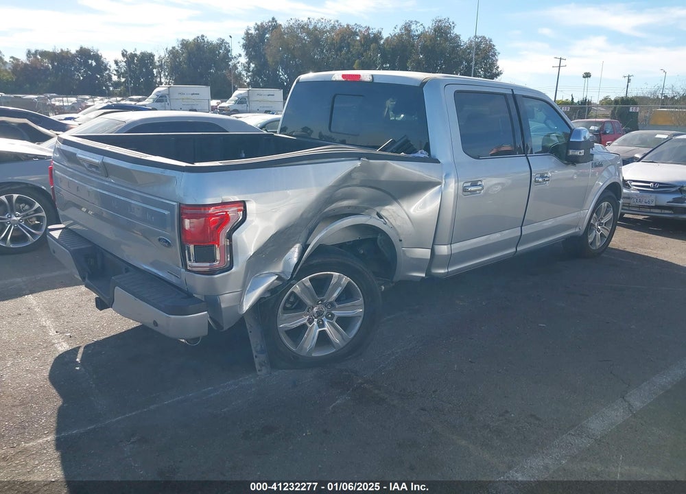2016 FORD F-150 VIN: 1FTEW1CF0GFA54660