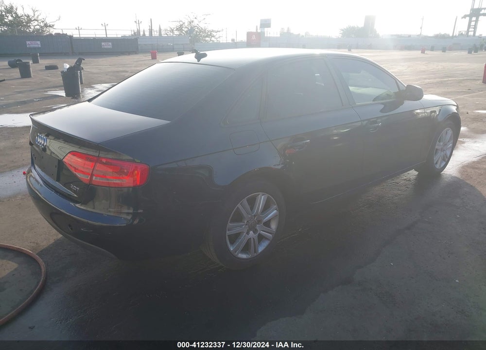 2011 AUDI A4 VIN: WAUAFAFL9BN045967