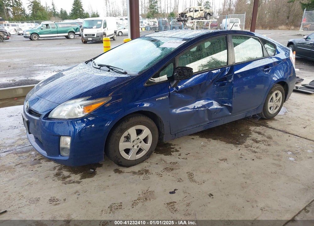 2011 TOYOTA PRIUS TWO VIN: JTDKN3DU4B0312754