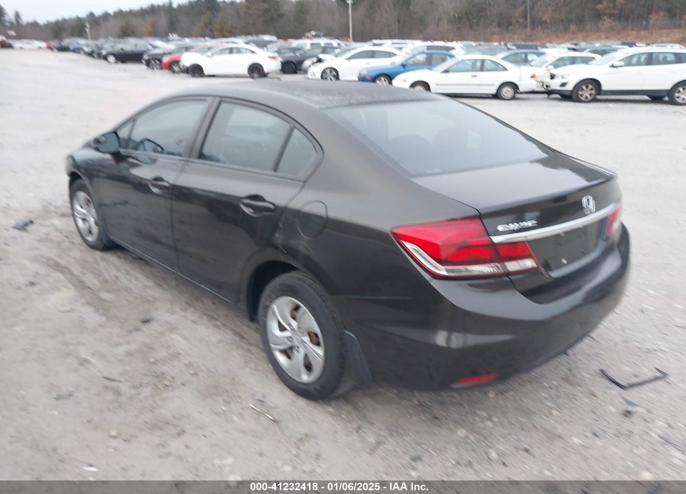 2013 HONDA CIVIC LX VIN: 19XFB2F52DE070342