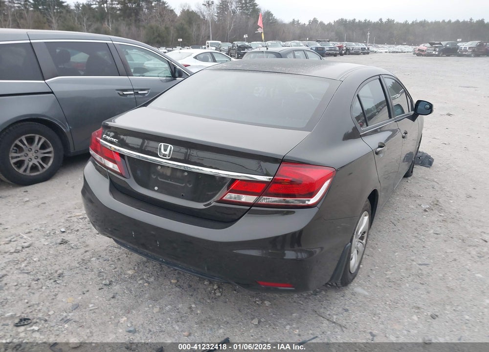 2013 HONDA CIVIC LX VIN: 19XFB2F52DE070342