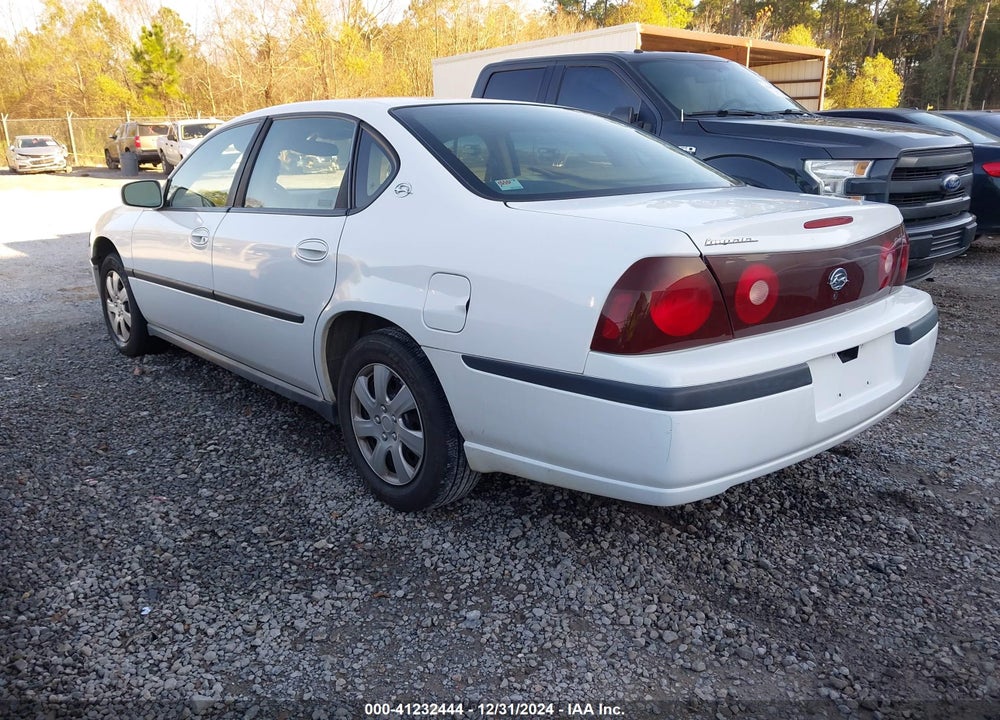 2000 CHEVROLET IMPALA VIN: 2G1WF52E6Y9193022