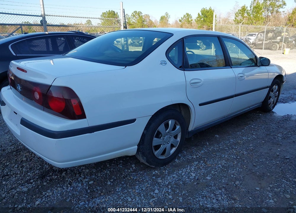 2000 CHEVROLET IMPALA VIN: 2G1WF52E6Y9193022