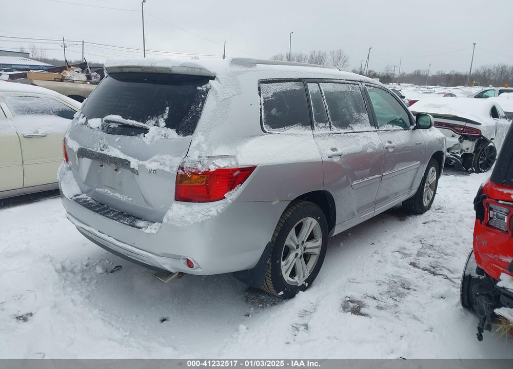 2008 TOYOTA HIGHLANDER SPORT VIN: JTEDS43A982007175