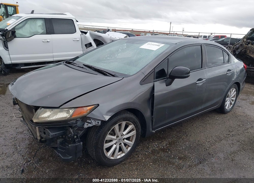 2012 HONDA CIVIC EX VIN: 19XFB2F86CE344263