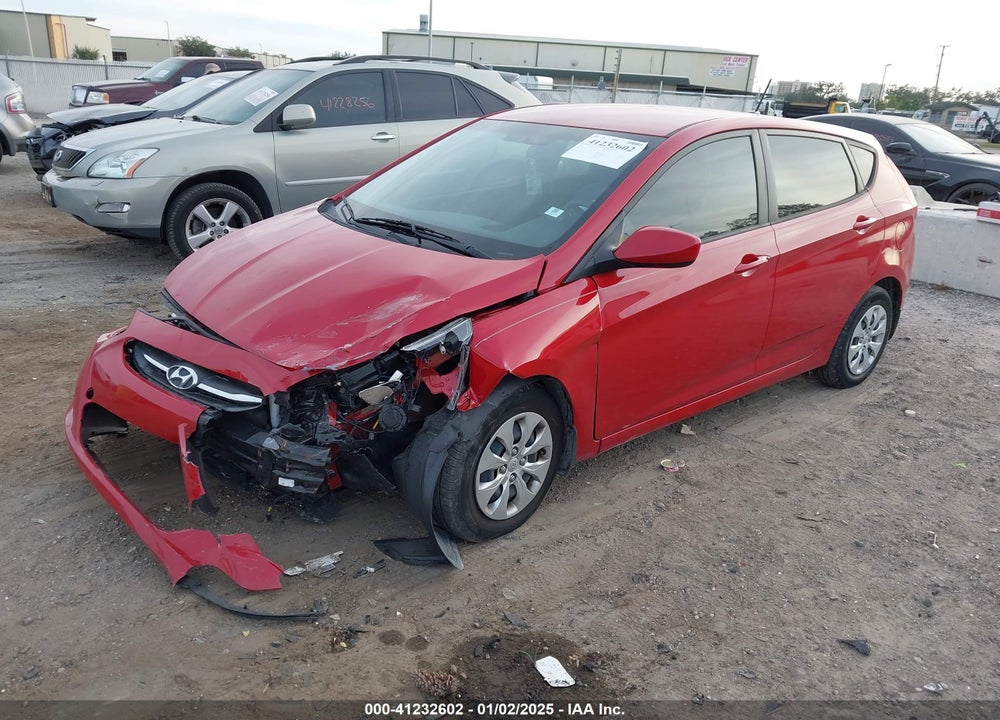 2016 HYUNDAI ACCENT VIN: KMHCT5AE4GU296196