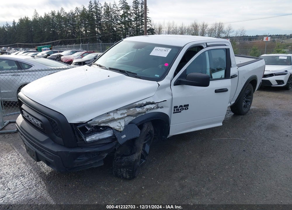 2024 RAM 1500 CLASSIC WARLOCK 4X4 5'7 BOX VIN: 1C6RR7LGXRS143626