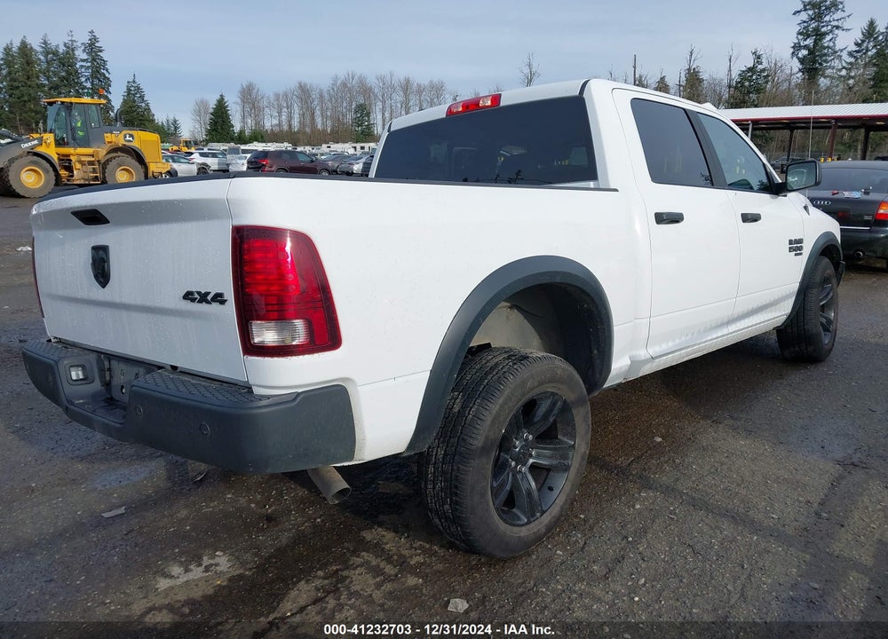 2024 RAM 1500 CLASSIC WARLOCK 4X4 5'7 BOX VIN: 1C6RR7LGXRS143626