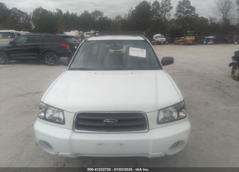 2003 SUBARU FORESTER XS VIN: JF1SG65663H729006