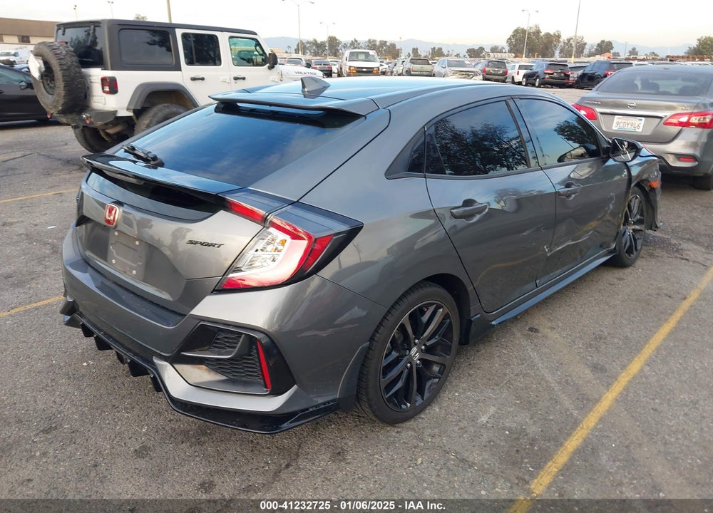 2020 HONDA CIVIC VIN: SHHFK7H44LU418599