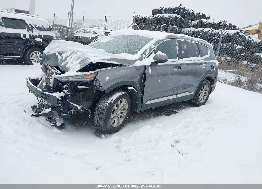 2019 HYUNDAI SANTA FE SE VIN: 5NMS2CADXKH116749