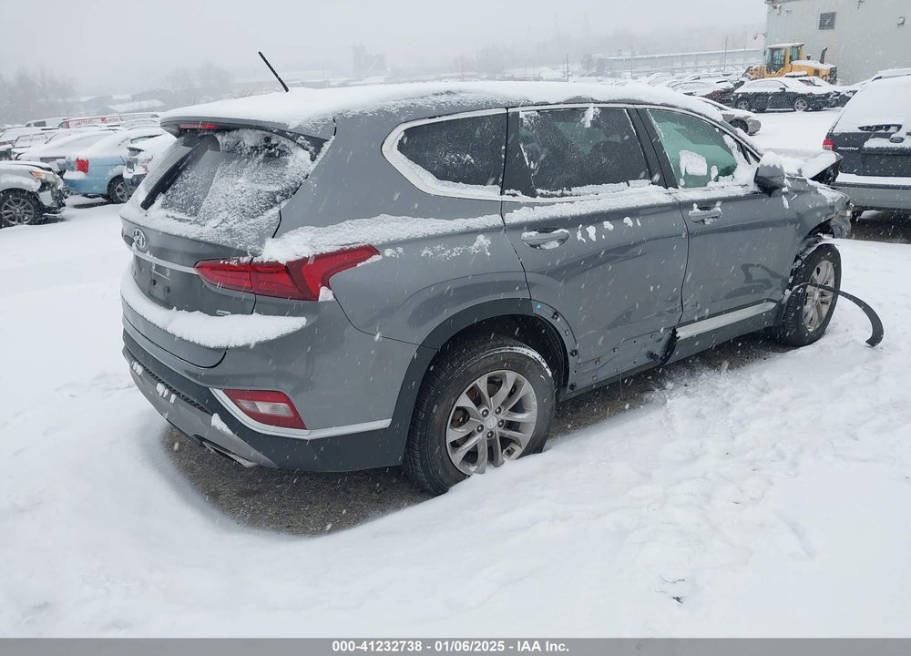 2019 HYUNDAI SANTA FE SE VIN: 5NMS2CADXKH116749