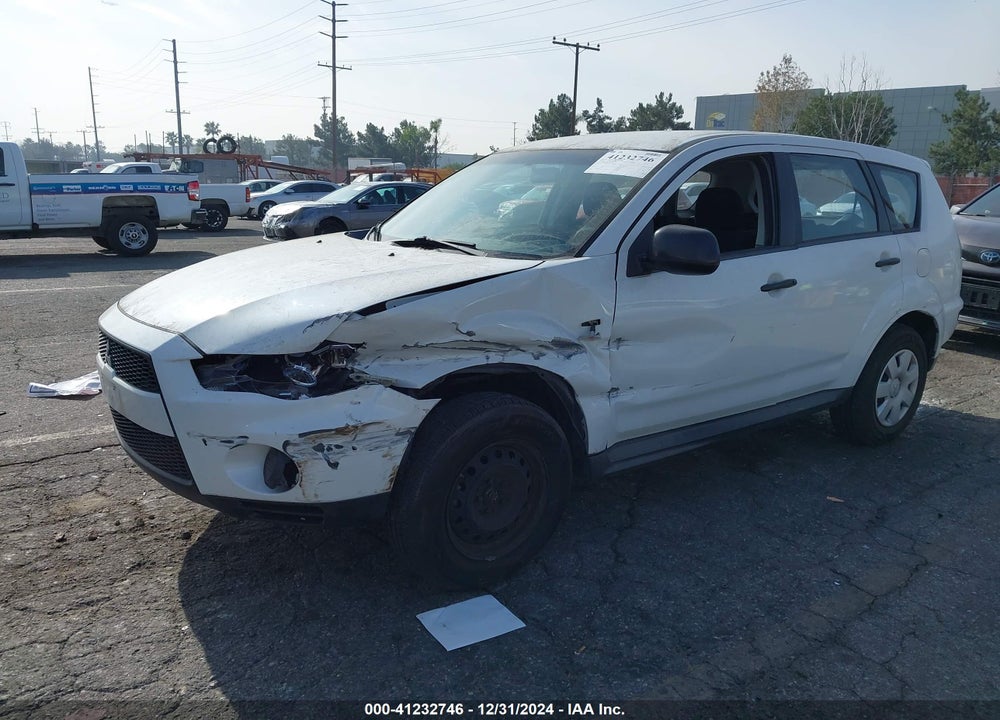 2010 MITSUBISHI OUTLANDER ES VIN: JA4AS2AW8AZ019321