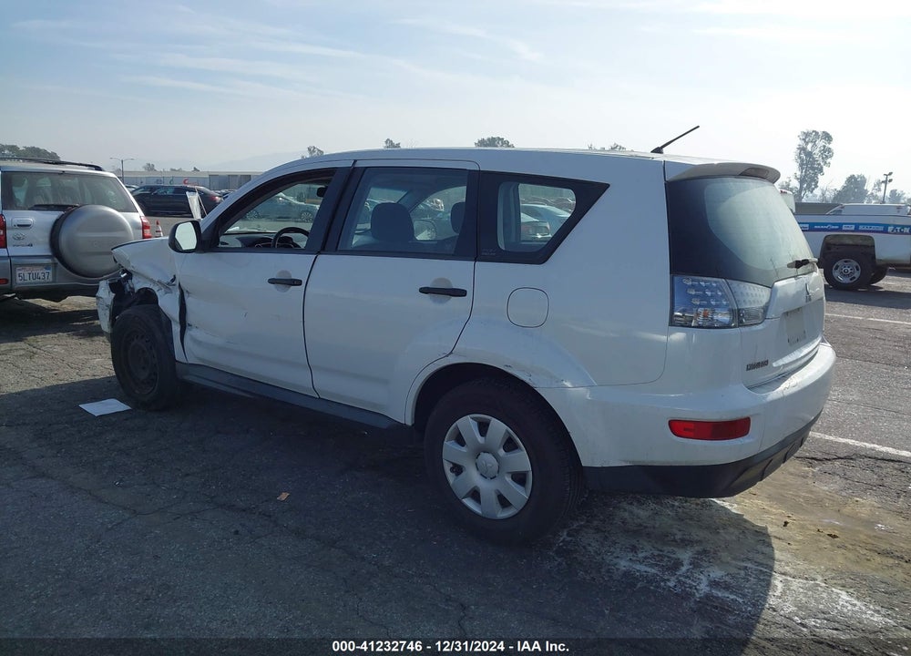 2010 MITSUBISHI OUTLANDER ES VIN: JA4AS2AW8AZ019321