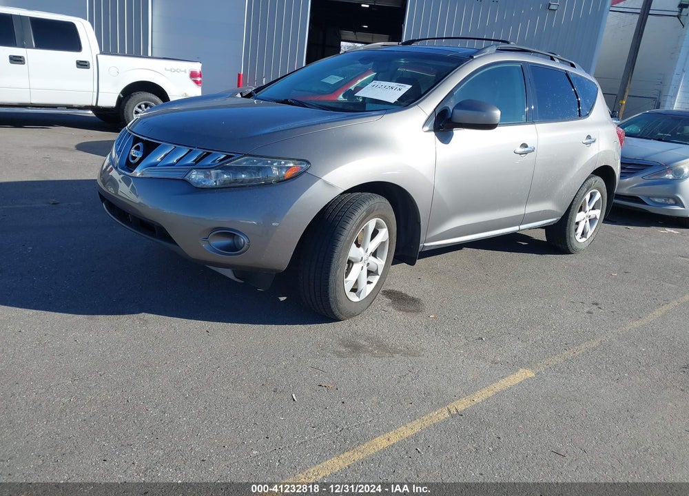 2009 NISSAN MURANO SL VIN: JN8AZ18W29W129333