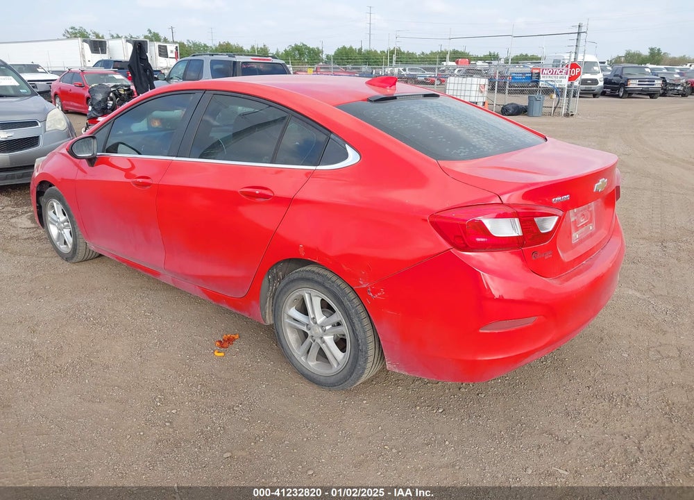 2017 CHEVROLET CRUZE LT AUTO VIN: 1G1BE5SM7H7238091