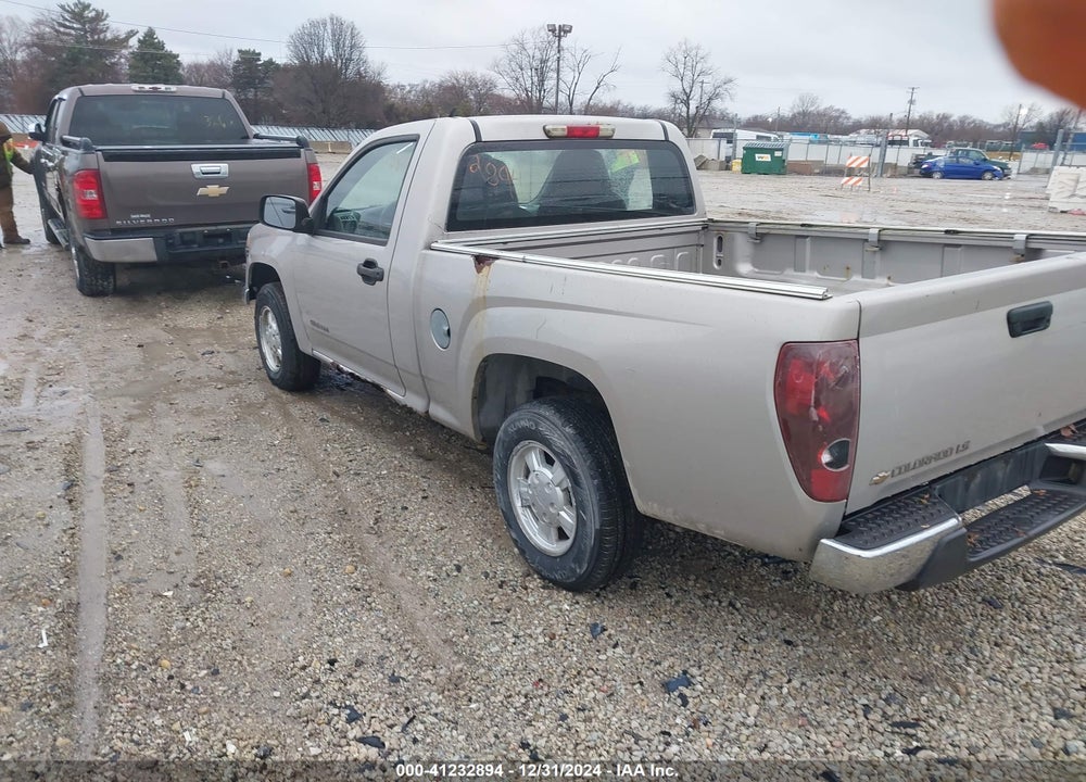 2005 CHEVROLET COLORADO LS VIN: 1GCCS146858230227
