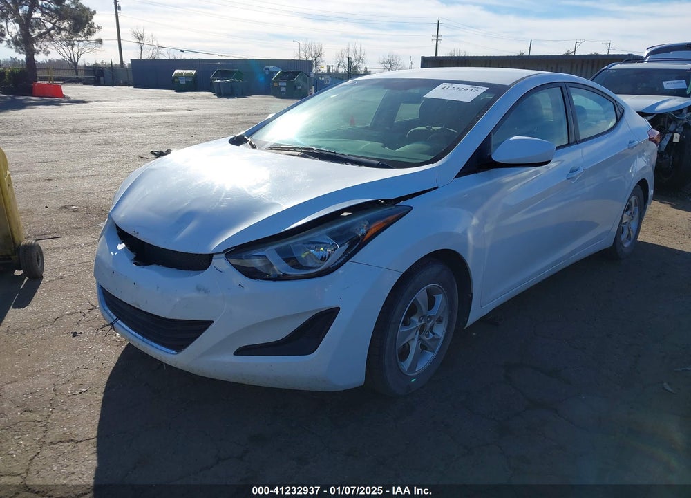 2014 HYUNDAI ELANTRA SE VIN: 5NPDH4AE4EH511734
