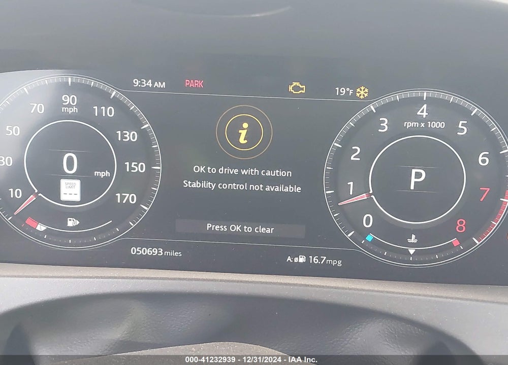 2020 JAGUAR F-PACE PORTFOLIO P300 AWD AUTOMATIC VIN: SADCN2GX1LA617018