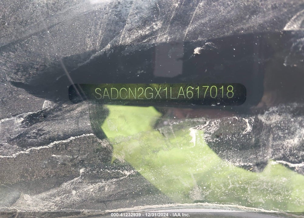 2020 JAGUAR F-PACE PORTFOLIO P300 AWD AUTOMATIC VIN: SADCN2GX1LA617018