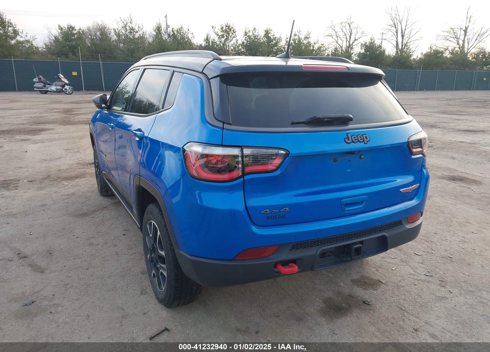 2021 JEEP COMPASS TRAILHAWK 4X4 VIN: 3C4NJDDB6MT525238
