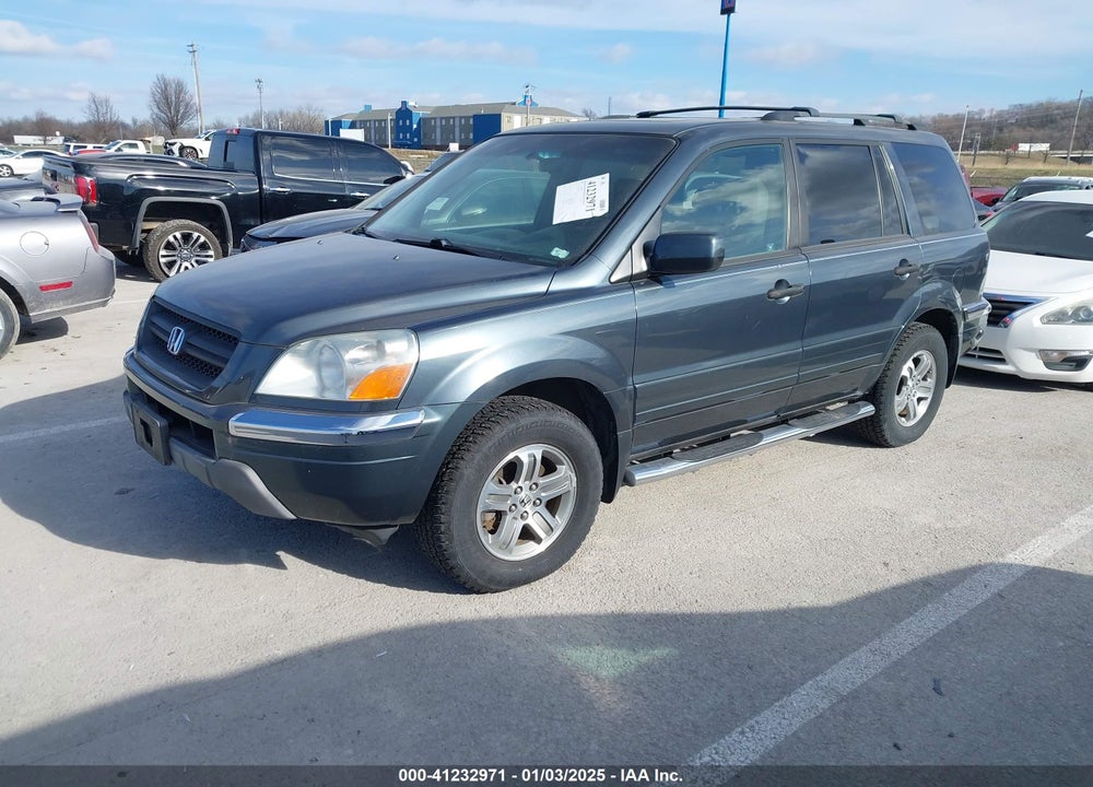 2005 HONDA PILOT EX-L VIN: 5FNYF18565B004439