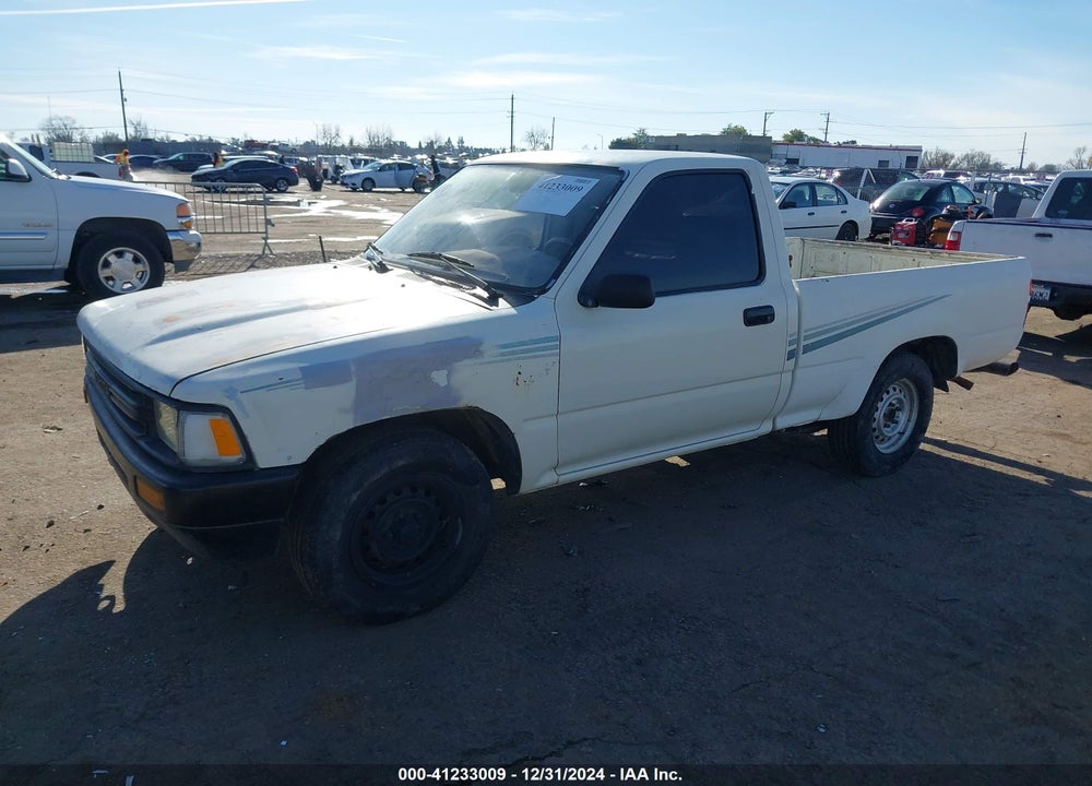 1989 TOYOTA PICKUP 1/2 TON SHT WHEELBASE DLX VIN: JT4RN81P8K0030319