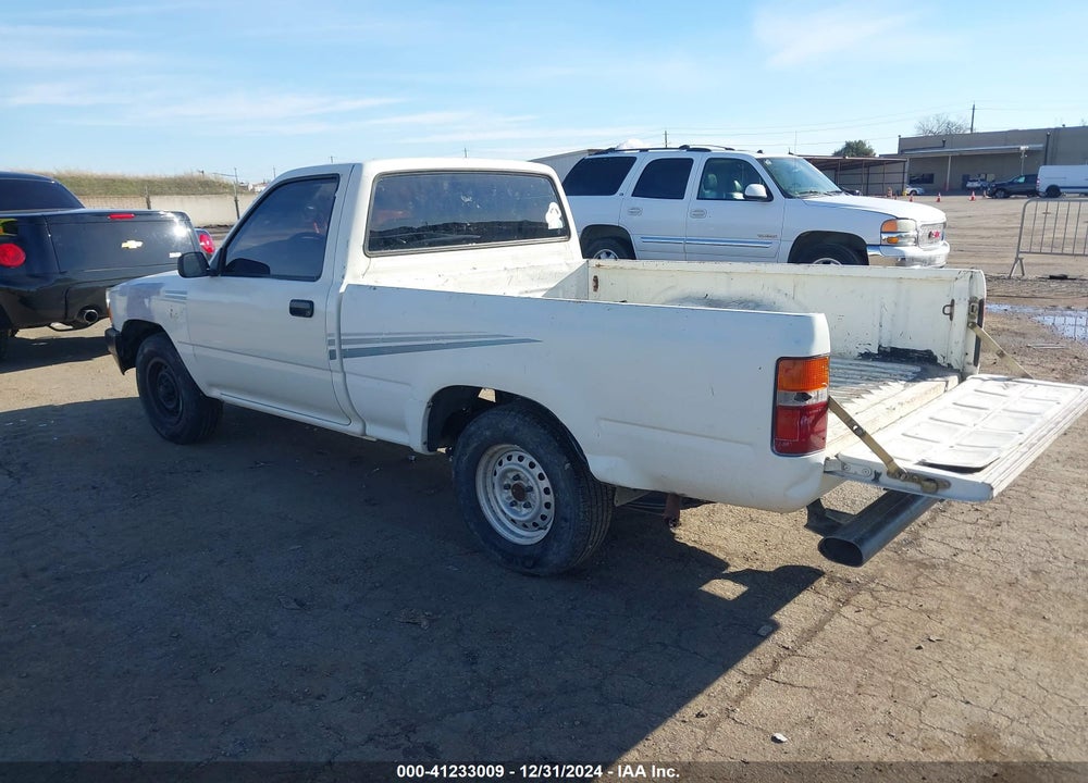 1989 TOYOTA PICKUP 1/2 TON SHT WHEELBASE DLX VIN: JT4RN81P8K0030319