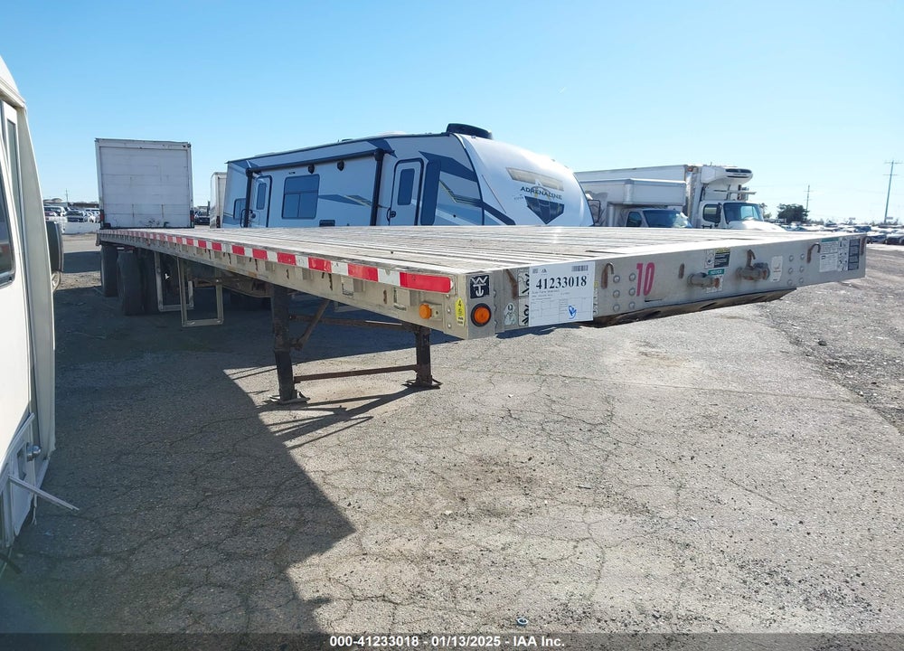 2006 WILSON TRAILER CO FLATBED TRAILER VIN: 4WWBGB3N46M609681