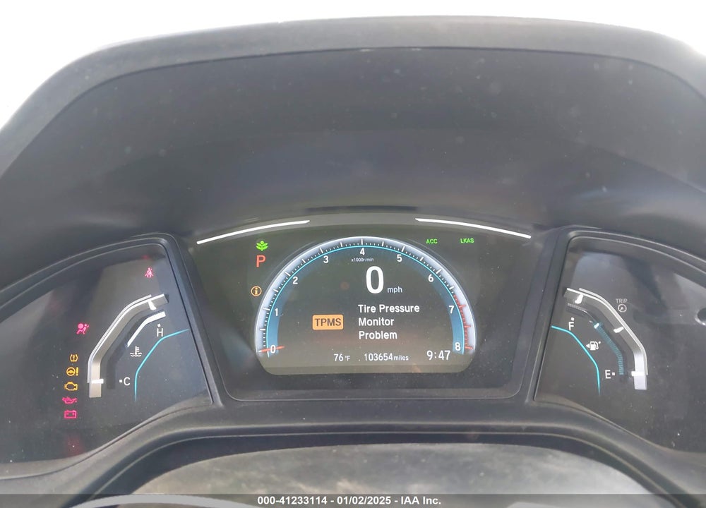 2019 HONDA CIVIC VIN: 2HGFC2F60KH575725