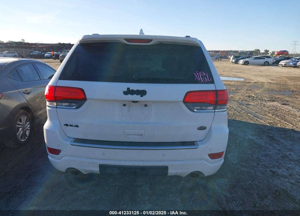 2017 JEEP GRAND CHEROKEE OVERLAND 4X4 VIN: 1C4RJFCG8HC641729