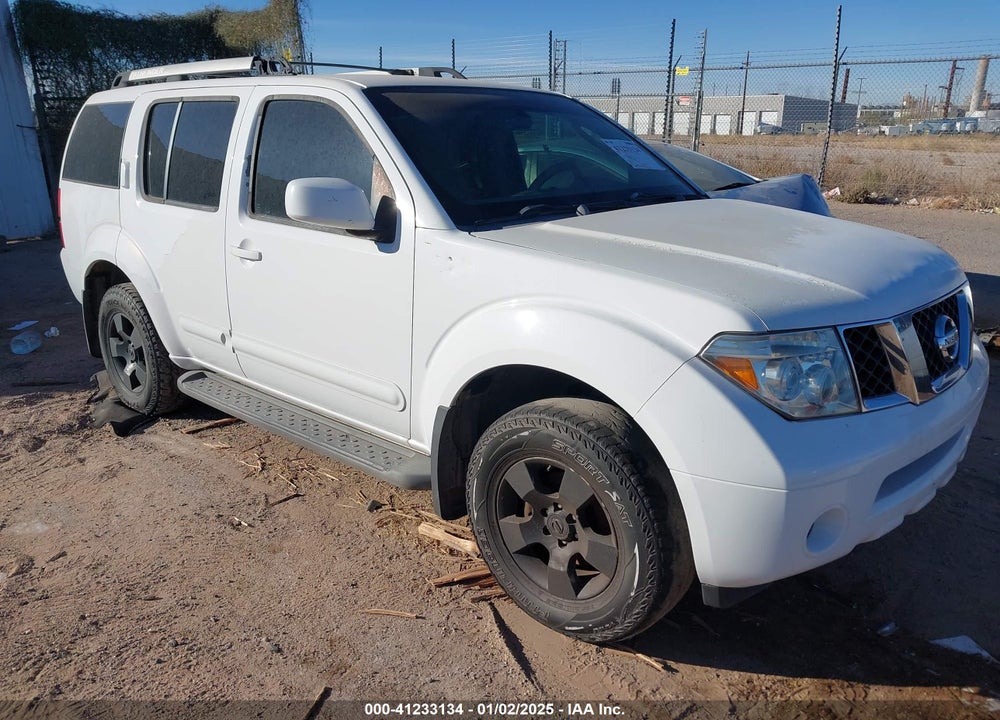 2005 NISSAN PATHFINDER SE VIN: 5N1AR18W75C711706