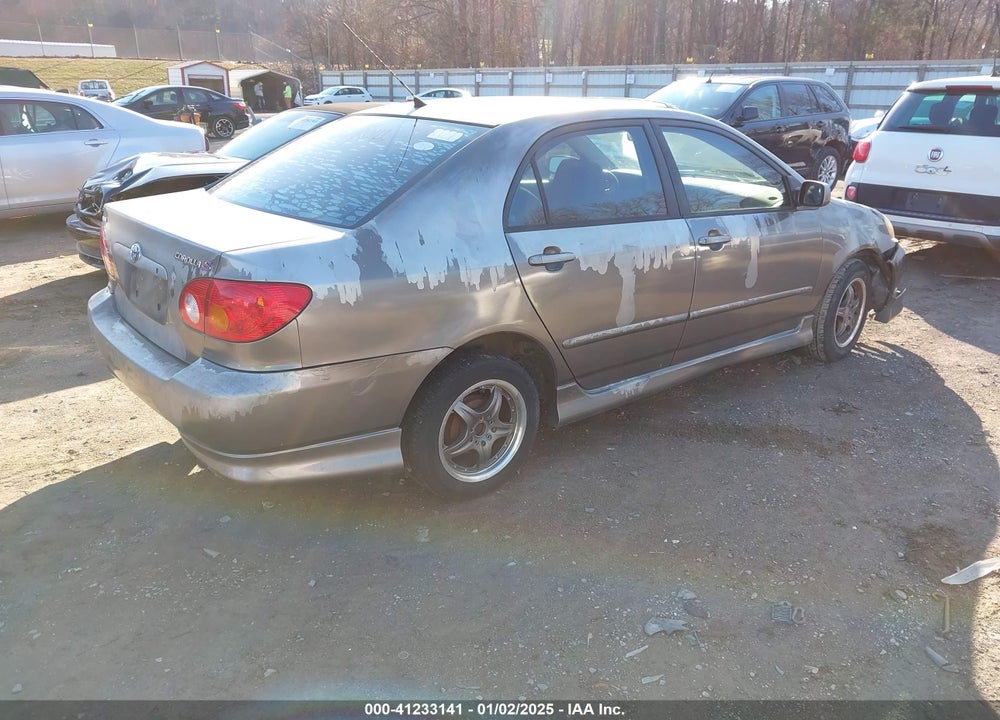 2003 TOYOTA COROLLA S VIN: 2T1BR32E23C102337