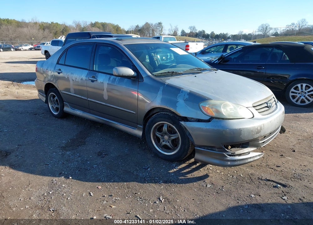 2003 TOYOTA COROLLA S VIN: 2T1BR32E23C102337